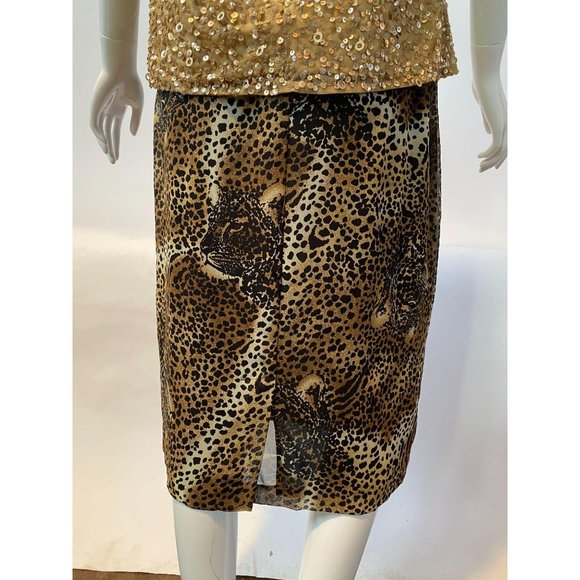 Argenti Boutique Leopard Skirt - Picture 6 of 10